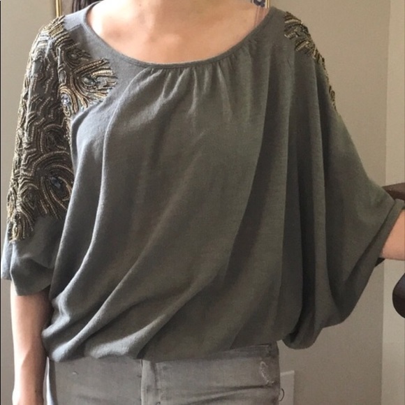 SOLD Anthropologie dolman blouse - Picture 1 of 8